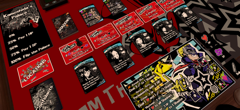 This screenshot from the Tabletop Simulator version shows the entire game laid out.